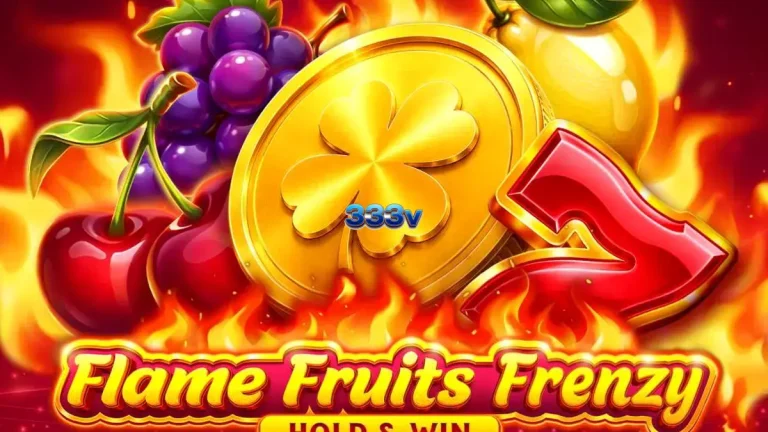Tampilan antarmuka game slot Flames Fruits Frenzy Hold and Win pada layar ponsel pintar