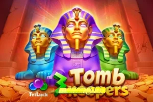 Tampilan visual slot 3 Tomb Keepers dengan tema Mesir kuno